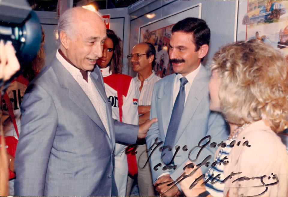 Jorge Miguel Garcia with Fangio