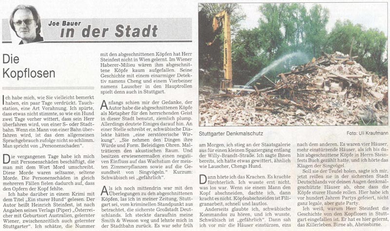 Stuttgarter Nachrichten, 06. Mai 2004