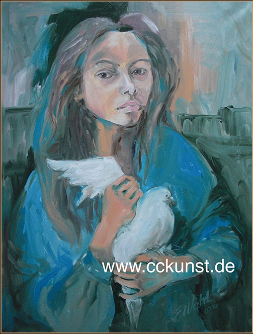 WOMAN WITH A DOVE 