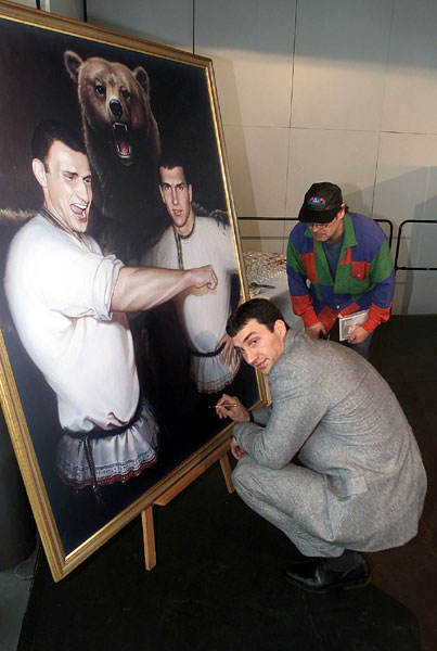 WLADIMIR KLITSCHKO and CONNY CONSTANTIN