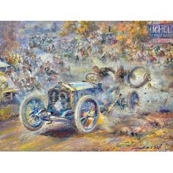 1906 Vanderbilt Cup / Duray on Lorraine Dietrich
